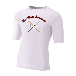 Red-Devil-Baseball Half Sleeve Compression Crew