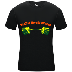 Stallis-Swole-Mates Adult Compression Crew Tshirt