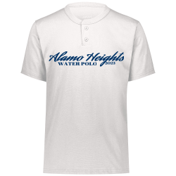 2O23-Alamo-Heights-WATER-POLO Adult Customized Two-Button Baseball Jersey