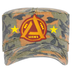 ALLIES-BAND--EST.-1984-HAT-5 Military Cap Otto Cap