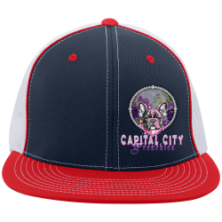 Create Design Your Own Screen Printed Flexfit Cap | Unisex Pacific Headwear D-Series Trucker Flexfit Cap