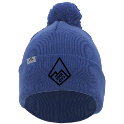 Create Design Custom Printed Cap | Unisex Pacific Headwear Knit Fold Over Pom-Pom Beanie
