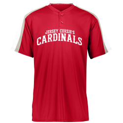 Create Design Screen Printed Baseball Jersey | Adult Augusta Sportswear Two-Button Baseball Jersey