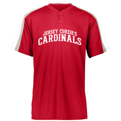 Create Design Screen Printed Baseball Jersey | Adult Augusta Sportswear Two-Button Baseball Jersey