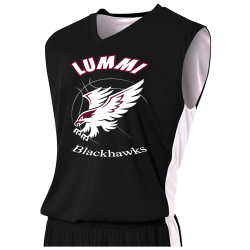 Lummi-Blackhawks Youth 2-Color Reversible Basketball Jersey