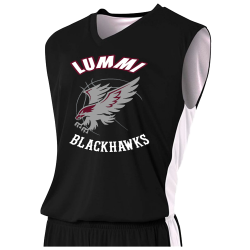 Lummi-Blackhawks Youth 2-Color Reversible Basketball Jersey