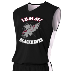 Lummi-Blackhawks Youth 2-Color Reversible Basketball Jersey