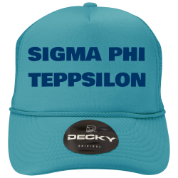 SIGMA-PHI-TEPPSILON Create Custom Printed Hat | Unisex Decky Hat 211