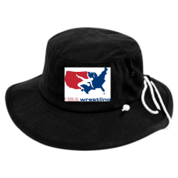 USA-wrestling DISCONTINUED Aussie Bucket Hats 