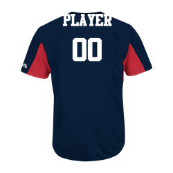 Blackwater-Braves Youth Braves Two-Button Jersey - Braves-MAIY83