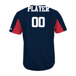 Blackwater-Braves-Adult Custom Braves Two-Button Jersey -  Braves-MAI383