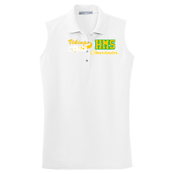 Coach-HMS-Cheerleader Ladies Silk Sleeveless Polo Shirt