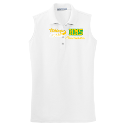 Coach-HMS-Cheerleader Ladies Silk Sleeveless Polo Shirt