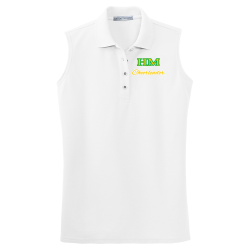HMS-Cheerleader Ladies Silk Sleeveless Polo Shirt