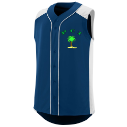 P-C-I--8 Adult Sleeveless Baseball Jersey Augusta Sportswear