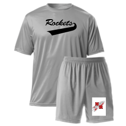 Rock Spirit Pack | Youth Wicking Tee 6 Polyester Shorts