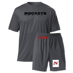 Rock Spirit Pack | Youth Wicking Tee 6 Polyester Shorts