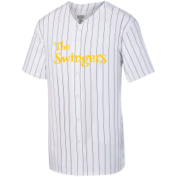 The--Swingers Youth Pin Stripe Baseball Jersey | Augusta Sportswear 1686