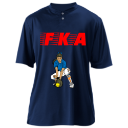 Thisone Adult Two Button Baseball Jersey