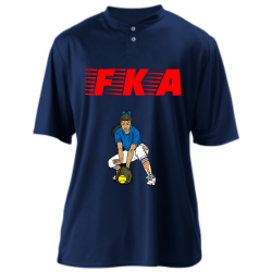 Thisone Adult Two Button Baseball Jersey