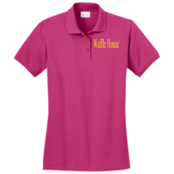 Waffle-House Ladies Pique Polo Shirt