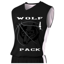 Wolf Youth 2-Color Reversible Basketball Jersey