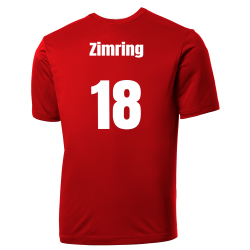 Zimring--18 Angels MLB Little League Team Jerseys - Official Nike Youth MLB Wordmark Poly Tees - NY223
