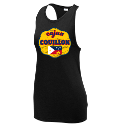 cajun-COUILLON Design Your Own Custom Printed Racerback Tank | Womens Sport Tek Racerback Tank Lst402