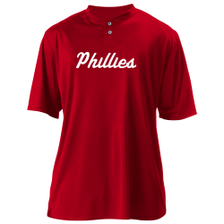 phillies DANCE CONCEPTS Youth Two Button Baseball Jersey