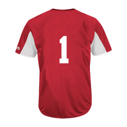 1 Youth Reds Two-Button Jersey - Reds-MAIY83