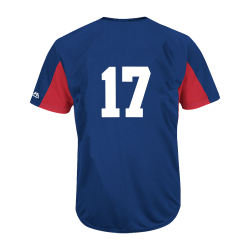 17 Youth Cubs Two-Button Jersey - Cubs-MAIY83