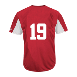 19 Youth Reds Two-Button Jersey - Reds-MAIY83