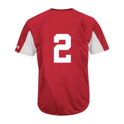 2 Youth Reds Two-Button Jersey - Reds-MAIY83