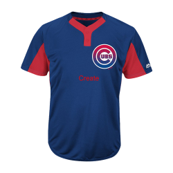 9 Custom Cubs Two-Button Jersey - Cubs-MAI383