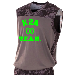 Create Youth Camouflage Basketball Jersey