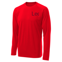 Lee Adult Customized Long Sleeve Performance Crew T Shirt