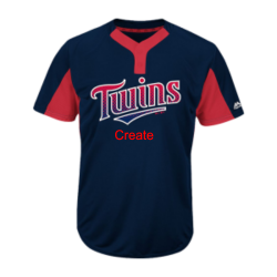 Manny Youth Twins Two-Button Jersey - Twins-MAIY83
