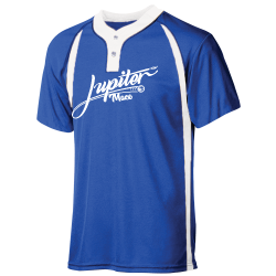 jupiter Adult Baseball Jersey 2  Button / 2 Color