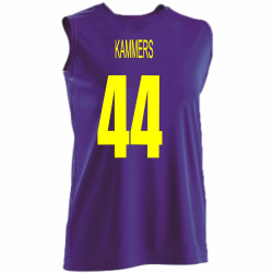 JIGGSY LSU Tigers Girls Sleeveless Softball Jersey