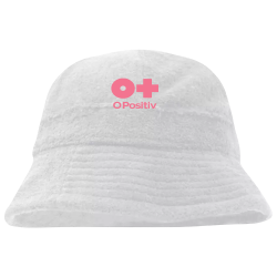 OP-pink Terry Cloth Custom Bucket Hats 