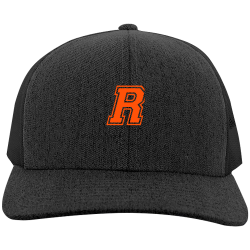 R Design Custom Printed Cap | Unisex Pacific Headwear Heather Trucker Snapback Cap