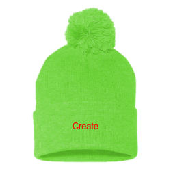 Y Pom Pom Knit Beanie - SP15