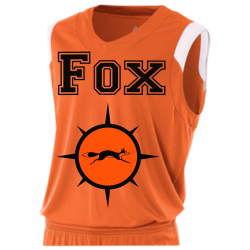 Fox ATENEO 23 SANTOS SANTOS 23 Adult V-Neck Custom Basketball Jerseys