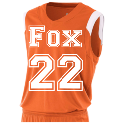 Fox ATENEO 23 SANTOS SANTOS 23 Adult V-Neck Custom Basketball Jerseys