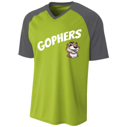 GOPHERS--FINAL Men's V-Neck Raglan Baseball Jersey