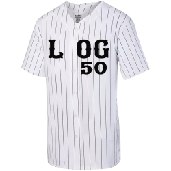 L---to-og Youth Pin Stripe Baseball Jersey | Augusta Sportswear 1686