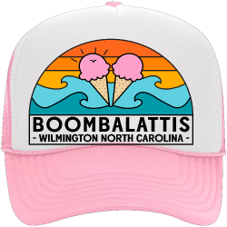 Sunset Order Embroidered Hat | Unisex Decky Mid Prof. 5 Panel Foam Trucker Hat 6025