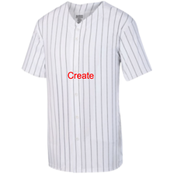 Yes Youth Pin Stripe Baseball Jersey | Augusta Sportswear 1686