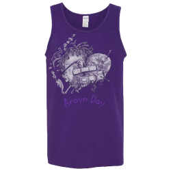Aroyn-Day Mens 100% Cotton Tank Top 