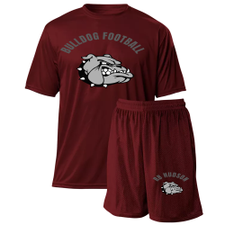 BULLDOG-FOOTBALL-RB-HUDSON Custom Printed | Spirit Pack | Performance Tee & Shorts
